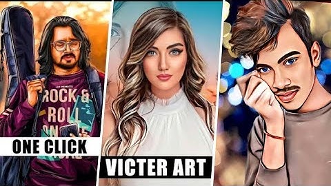 Create Victor Art Image just one click || Cartoon photo Editing in mobile Avatar New photo Editing