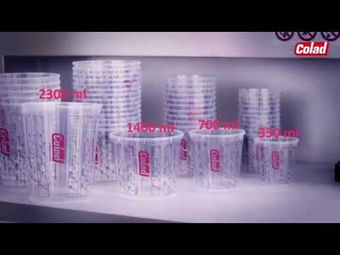 Мірна склянка зі шкалою для виміру пропорцій Colad Mixing Cup 0.9л, видео 1