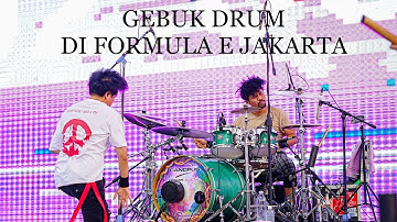 Gebuk Drum di Formule E Jakarta 2022