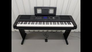 Yamaha Dgx-650 Digital Piano Keyboard Arranger In Dark Rosewood Finish Stock Number 24397