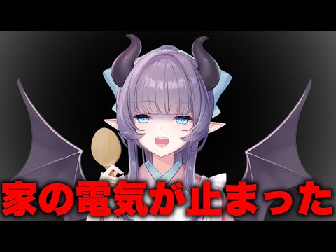 【雑談】先日ガチで家の電気が止まりました【VTuber/紫桃あのん/定期配信】