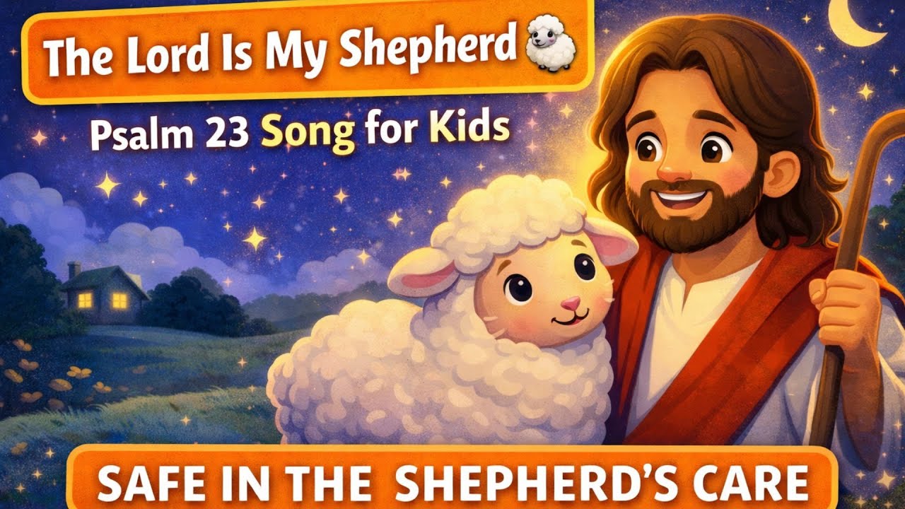 The Lord Is My Shepherd 🐑 | Psalm 23 Song for Kids - YouTube