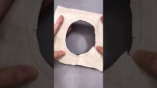 Cut out patchwork circle #diy#sewing 101#shorts#shortsvideo