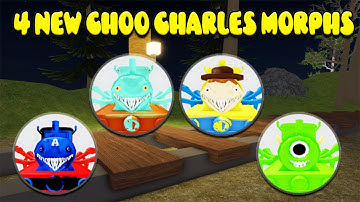 UPDATE - HOW TO GET ALL 4 NEW MORPHS in Choo Charles Morphs