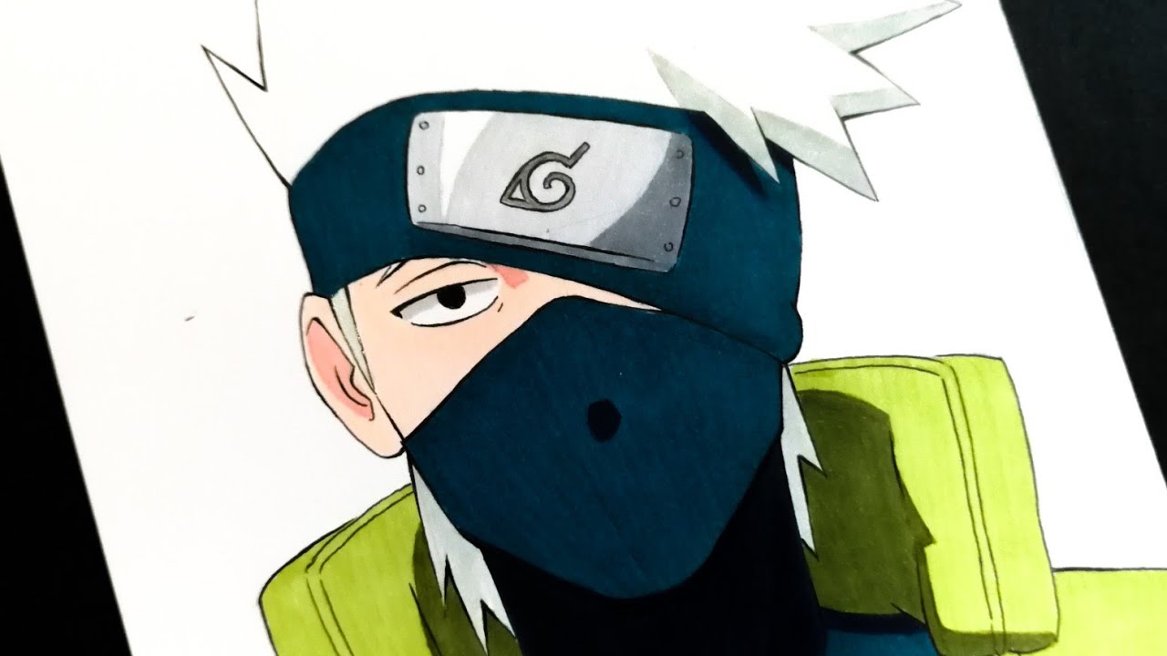 How To Draw Kakashi Hatake Easy Naruto Shippuden