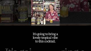 Smooth Bourbon Meet Spicy Pineapple #cocktail #flavors #shorts
