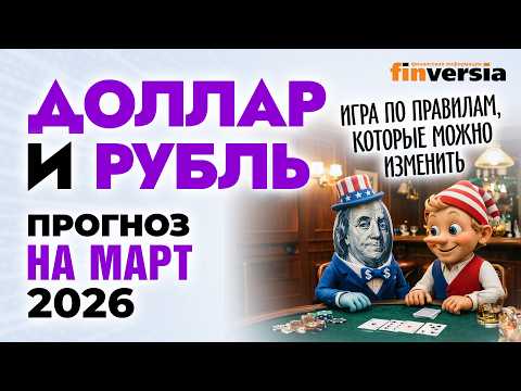 Доллар и рубль. Прогноз на март 2026. Прогноз курса доллара и прогноз курса рубля | Ян Арт