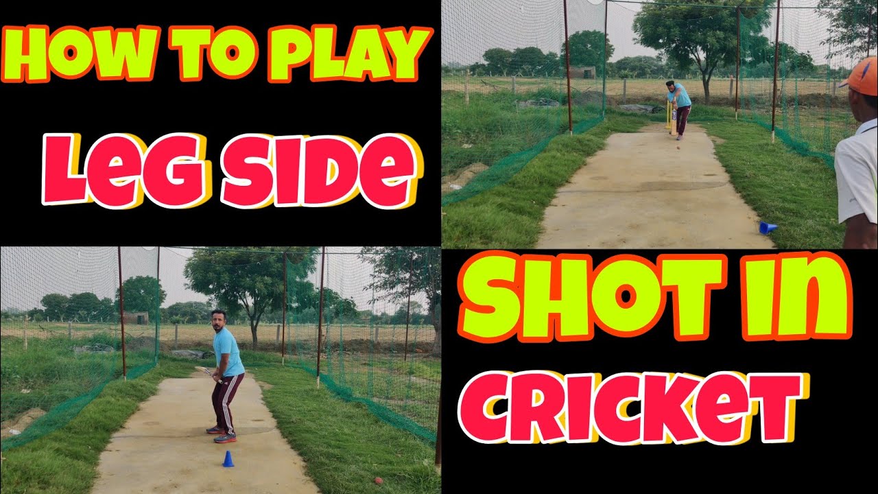 How To Play Leg Side Shot In Cricket 🏏 || #cricket #batting # ...