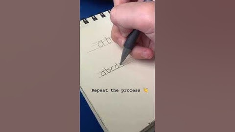 The process of having good handwriting ( Tutorial My Way ) | Clay Clay