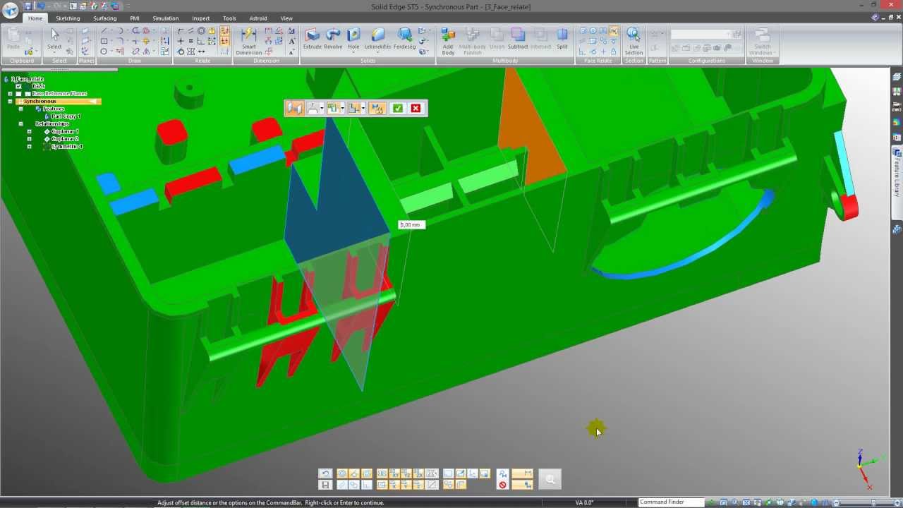 Solid Edge - 3D relationships in Synchronous Technology