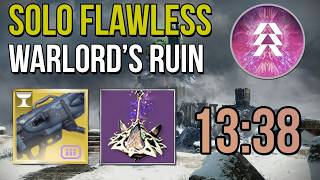 Solo Flawless Warlord’s Ruin 13:38 (Hunter) - Destiny 2 Monument of Triumph