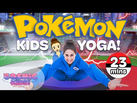 Pokemon! | Fun Kids Exercise Videos | A Cosmic Kids Yoga Adventure