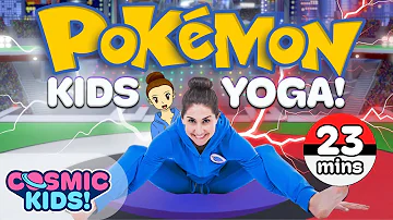 Pokemon! | Fun Kids Exercise Videos | A Cosmic Kids Yoga Adventure