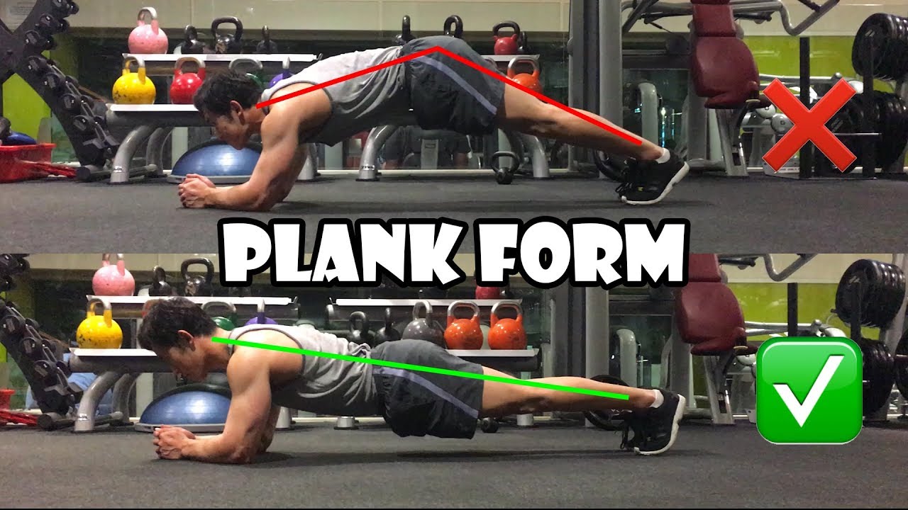 How To Perform The Plank Properly (Bad Form vs. Good Form) - YouTube