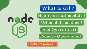How to Use URL Module in Node.js | Complete Guide for Beginners | study with engineers