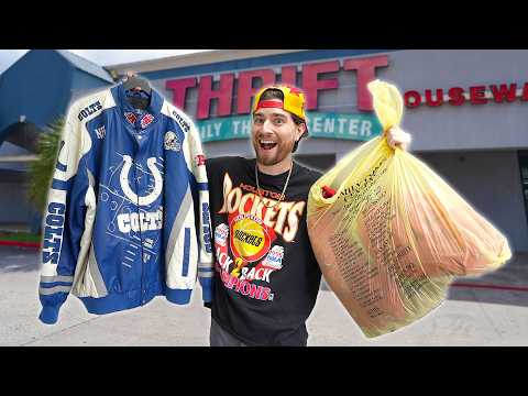 Plundering Thrift Stores For Vintage Grails! Huge Clothing Haul!
