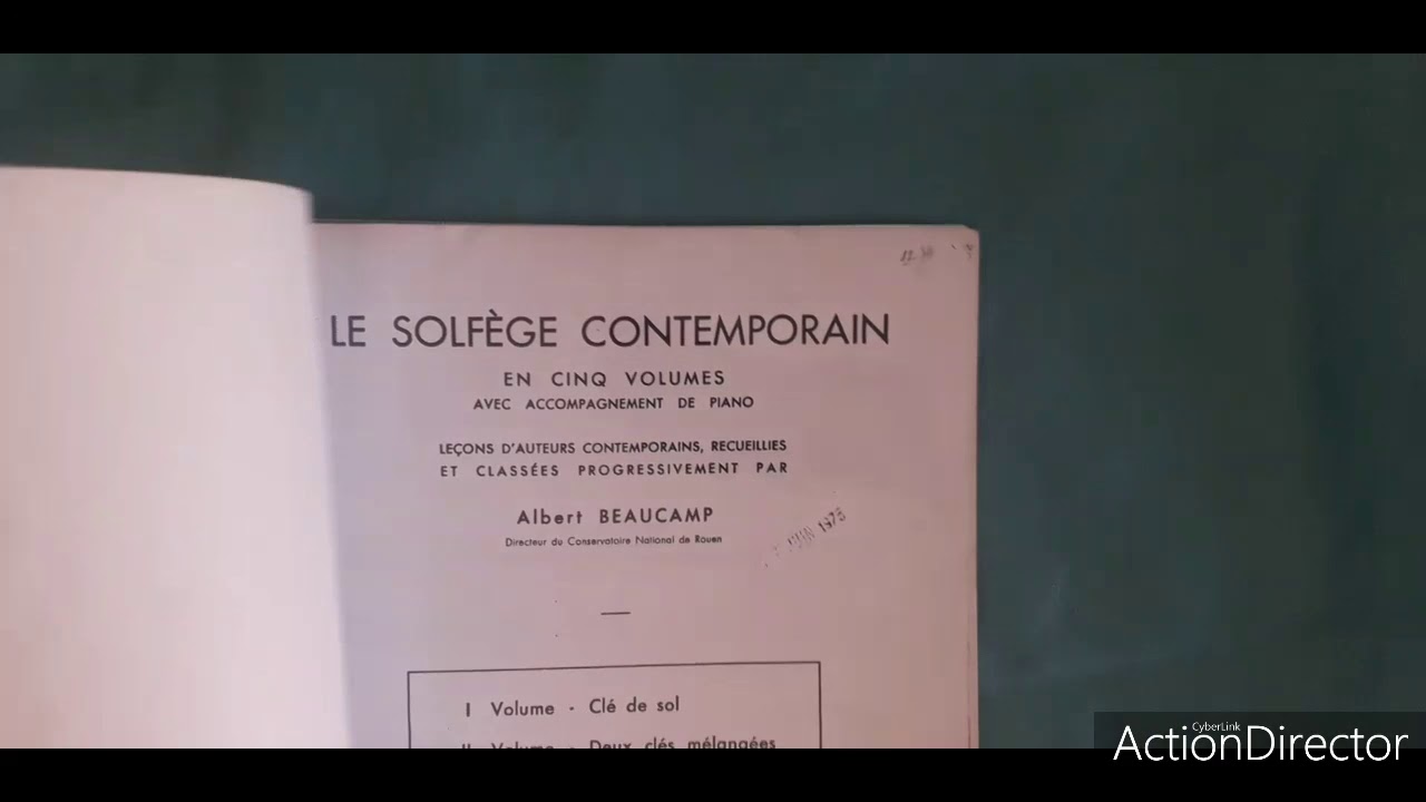 Ex 26 P 19 Solfege contemporain VOL.II