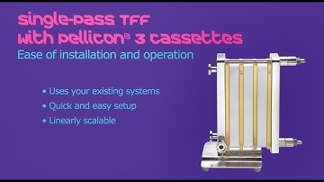How to install Single-Pass TFF with Pellicon® 3 Cassettes : video tutorial