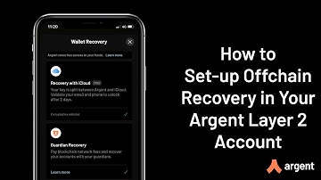 How to Set-up Offchain Recovery in Your Argent Layer 2 Account