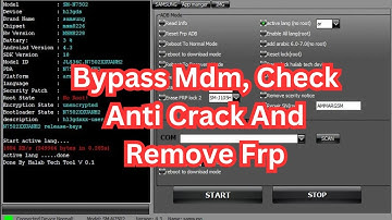 Halatech Tool Free - Infinix Itel Tecno Basic Tool (Bypass Mdm, Check Anti Crack And Remove Frp Free
