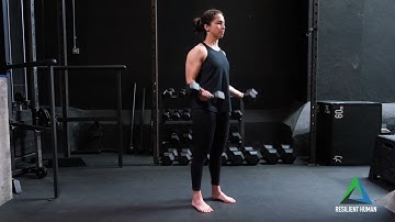 Bicep Curl, Standing, External Rotation, DB