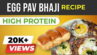 HEALTHY Egg Pav Bhaji - Egg recipes Indian style - - High protein SHAKSHUKA
