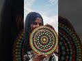 When you belongs to mandala ❤️ #mandala #mandalaart #urvashigupta #lippanart #patterns