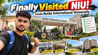 Bhai Ka Admission NIU Mein! 🎓 | Full Campus Tour  Noida International University Vlog | Deepak Vlog