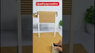 DIY DC Motor Mini Shutter Working Model Using DC & Cardboard #shorts#dcmotor#motor#workingmodel