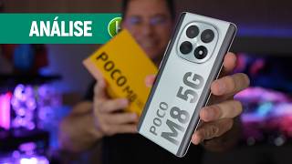 POCO M8 5G tem BATERIA DURADOURA e BOA TELA AMOLED | Análise / Review