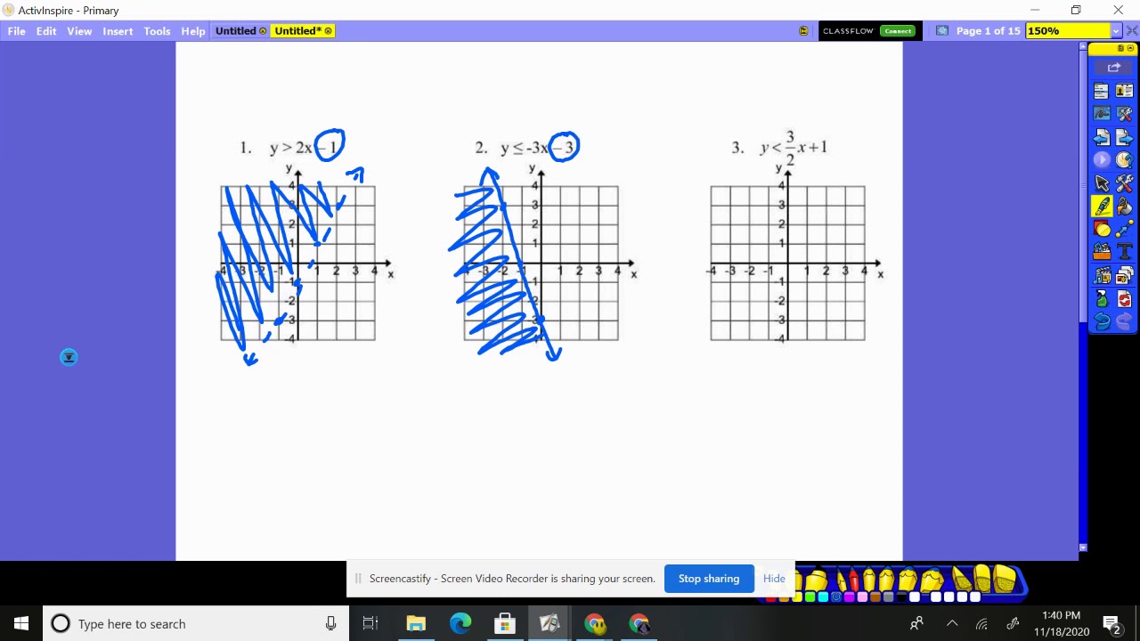 Algebra Chapter 5 Practice Test 1 #1-3 - YouTube