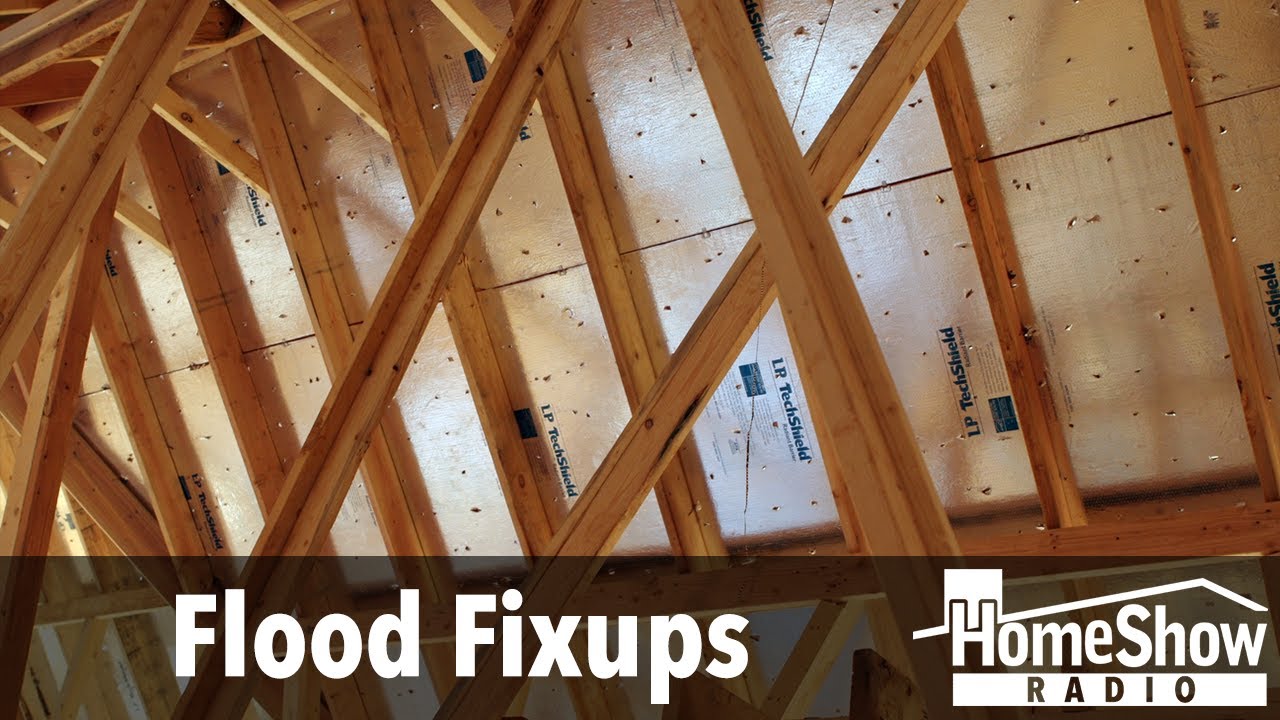 How should I replace insulation and sheetrock after flooding? YouTube