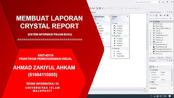 KKIT-45119 PRAKTIKUM P. VISUAL - MEMBUAT LAPORAN MENGGUNAKAN CRYSTAL REPORT