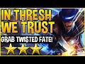 THRESH JUST GRAB THE 3 STAR TWISTED FATE! | TFT Set 3 | Teamfight Tactics