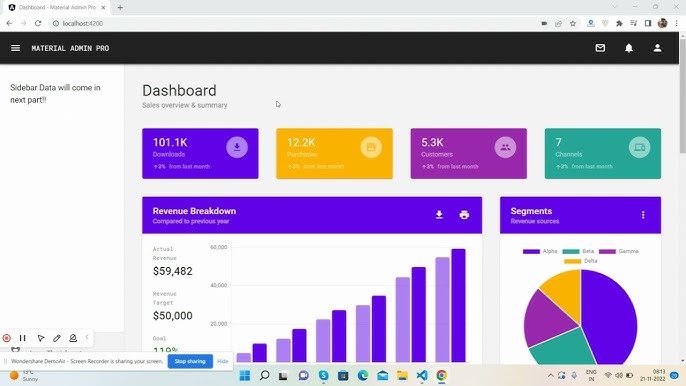 Angular 15 Admin Dashboard Template Free Download | Bootstrap 5 | Material Design Part 1 - YouTube angular-15-admin-dashboard-template-free-download-bootstrap-5-material-design-part-1-youtube