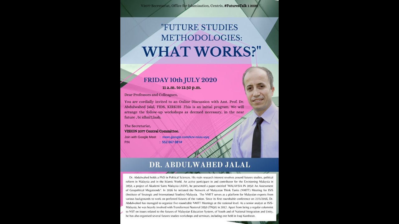 FUTURE STUDIES METHODOLOGIES_ WHAT WORKS__ (2020-07-09 at 20