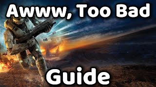 Halo 3 - Awww, Too Bad - Guide
Guide for Halo 3s Awww, Too Bad achievement.
Achievement Description: On a Mythic map, get a Killjoy medal during any ranked or social match.
Map - Any Mythic Map (Longshore in above video)
Suggested Playlist - Team Mythic
Mode - Any (One Bomb in above video)
Want to help support the channel? Donate here - https://streamlabs.com/halocompletionist
Follow me on Twitter - @HaloCompletion
Join the HC Discord - https://discord.com/invite/4n6qTxqrSJ
Need a podcast? Check out Halo Conversationalists.
Outro music by Illetiq - https://soundcloud.com/illetiq
Please like and subscribe. Many more guides to come!
Thanks for watching! Halo 3 - Awww, Too Bad - Guide