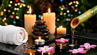Relaxing Spa Ambience 🌿 Candlelight &amp; Water Sounds | Deep Relaxation &amp; Stress Relief