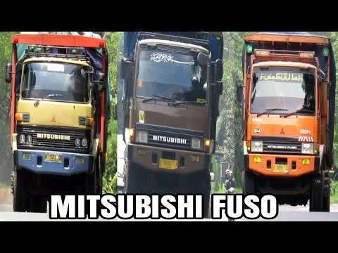 Truk Fuso Goprak Fighter Cokelat & Fighter Orange Ganjo Ditanjakan