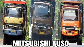 Truk Fuso Goprak Fighter Cokelat & Fighter Orange Ganjo Ditanjakan