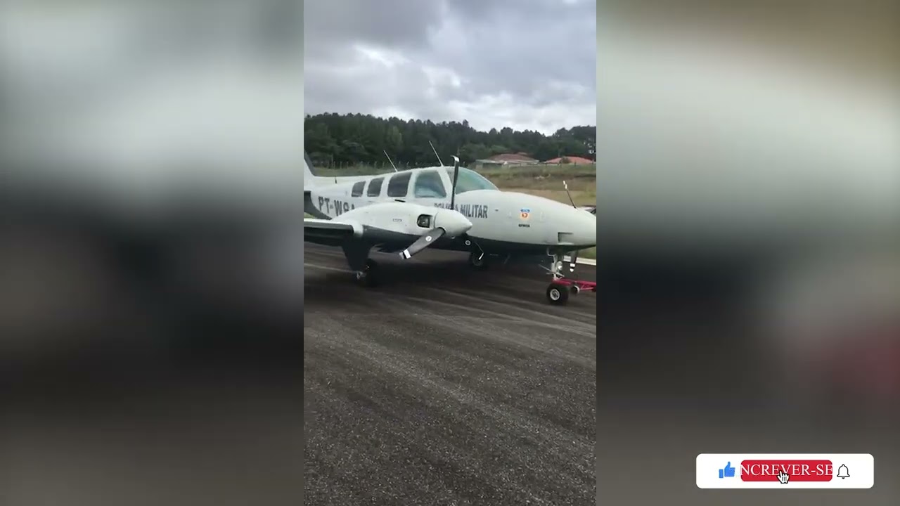 Avião com comandante da PMPR do Paraná tem problemas ao retornar de Guarapuava