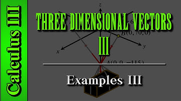 Intermediate Examples of Three Dimensional Vectors, Static Equilibrium