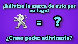 ¡Adivina la marca de auto por su logo!