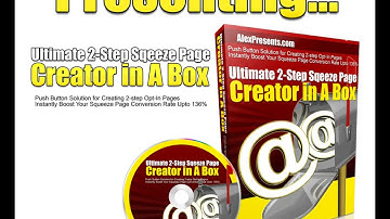 Ultimate 2 Step Sqeeze Page Creator in A Box