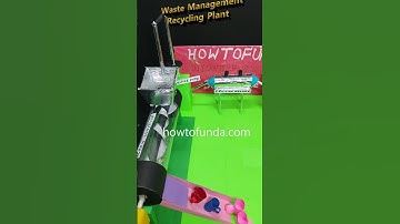 plastic waste management plant working model - shorts - howtofunda