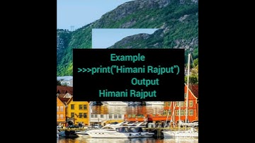 Print Function in python