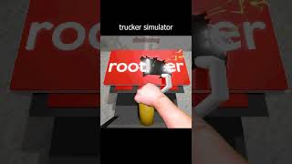 trucker simulator #funny #shorts #trucker #memes