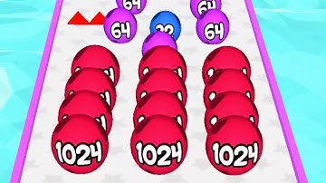 Ball Game Fun Race Run 2048 3D ! Ball Run Game Levels (75-85) Android iOS Gameplay