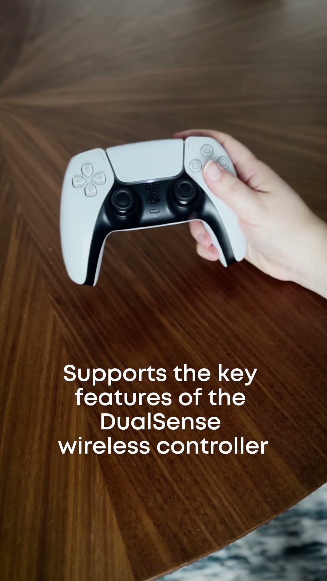 Pick up and play your PS5 console games from any room over Wi-Fi.