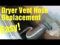 Dryer Vent Hose Simple Replacement